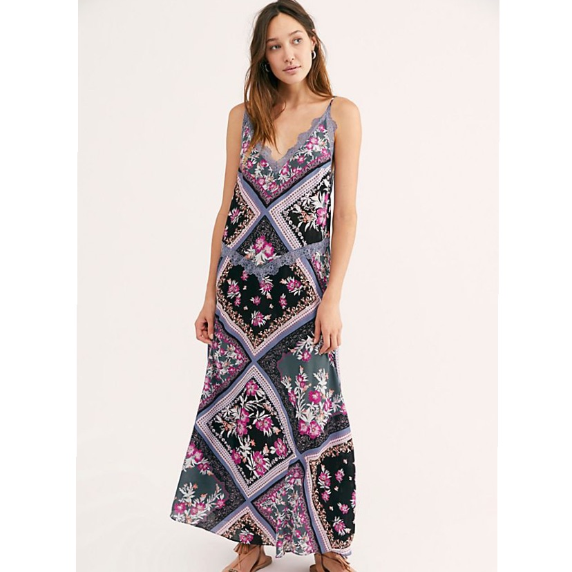 Free People Stevie Floral Lace Maxi Dress